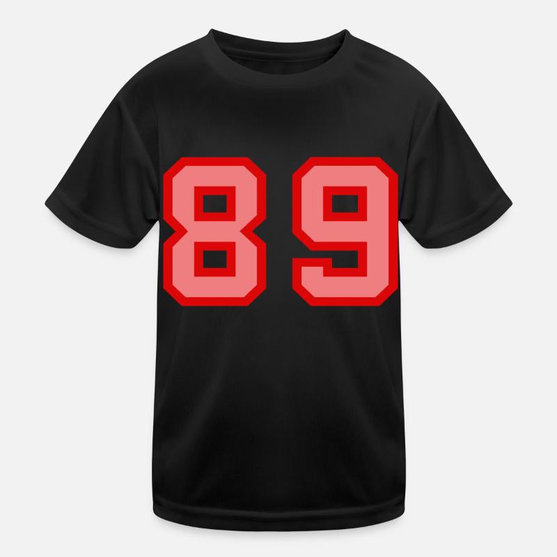 Cool Retro Retrostyle Numéro de maillot numéro de dos T-shirt sport Enfant