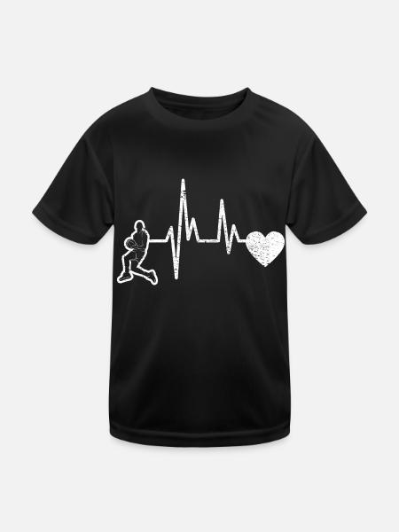 Basketball Basketball Basketball Lovers Club - Kids Functional T-Shirt - black - Front