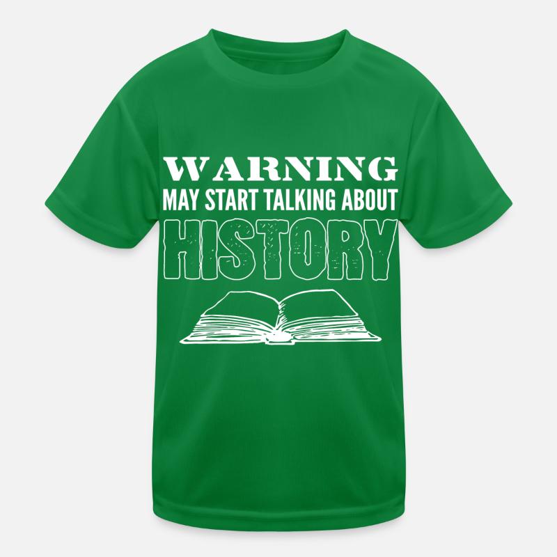 Talk about history Librarian Gift Kids Functional T-Shirt