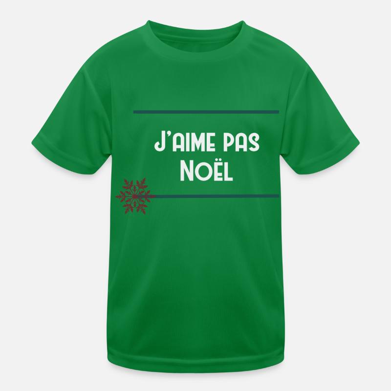J’aime pas Noël T-shirt sport Enfant