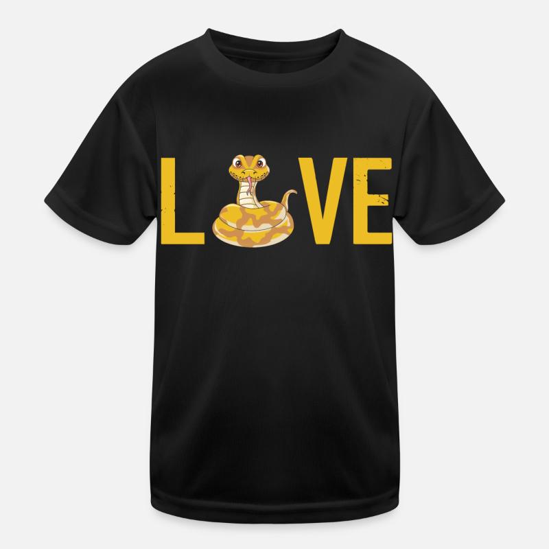 King python design for snake lovers Kids Functional T-Shirt