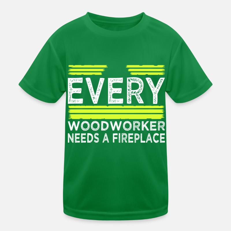 cabinetmaker tools cutter forestry Kids Functional T-Shirt
