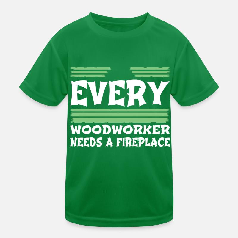 les blagues de charpentier qui exploitent les travaux forestiers T-shirt sport Enfant