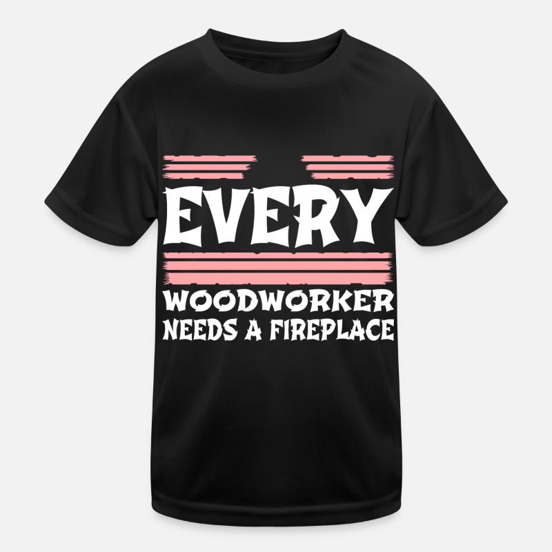 Happy Forester Carpentry Kids Functional T-Shirt
