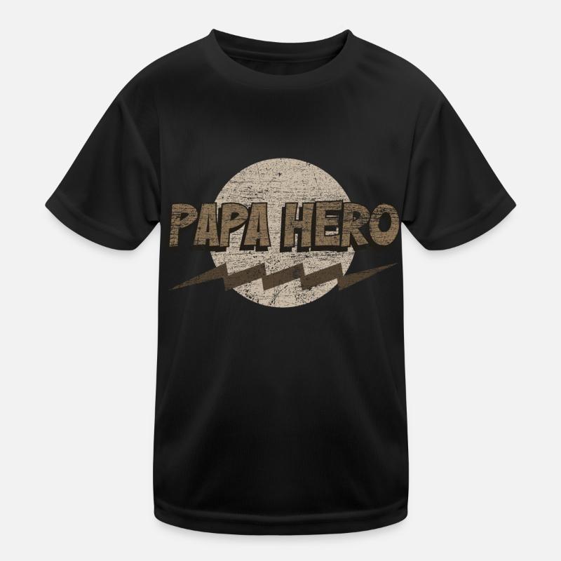 Dad Hero Kids Functional T-Shirt