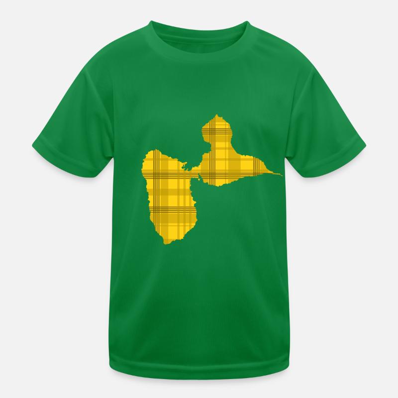 Guadeloupe Kids Functional T-Shirt