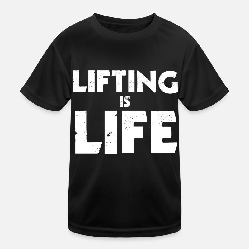 Soulever, c’est la vie T-shirt sport Enfant