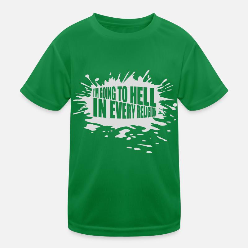 in going to hell Kids Functional T-Shirt