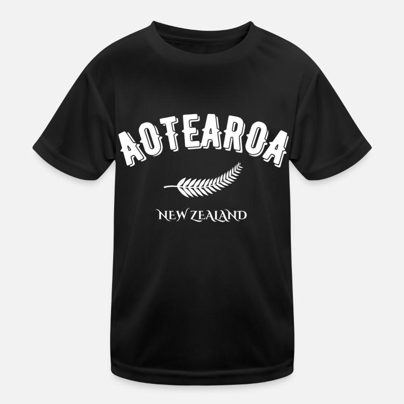 Aotearoa new Zealand Kids Functional T-Shirt