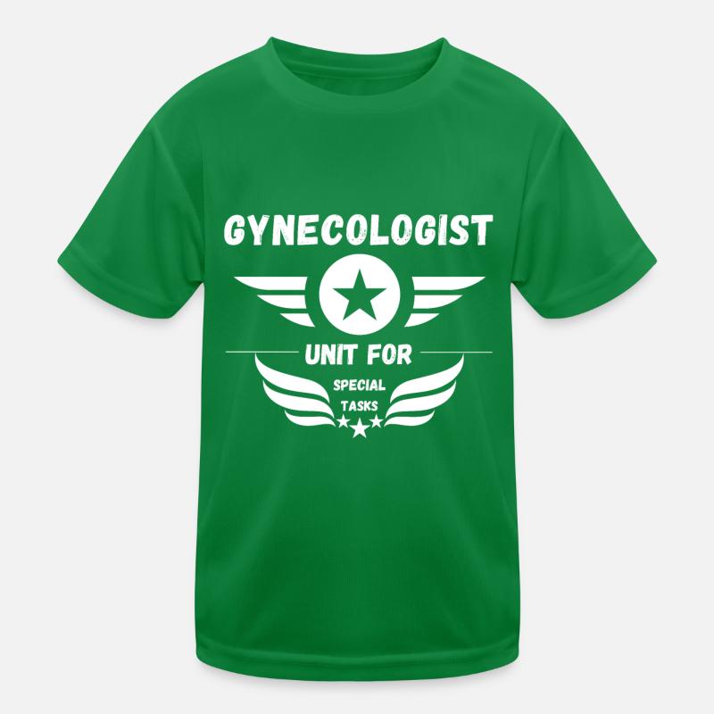 Gynecologist Unit for Special Tasks Kids Functional T-Shirt