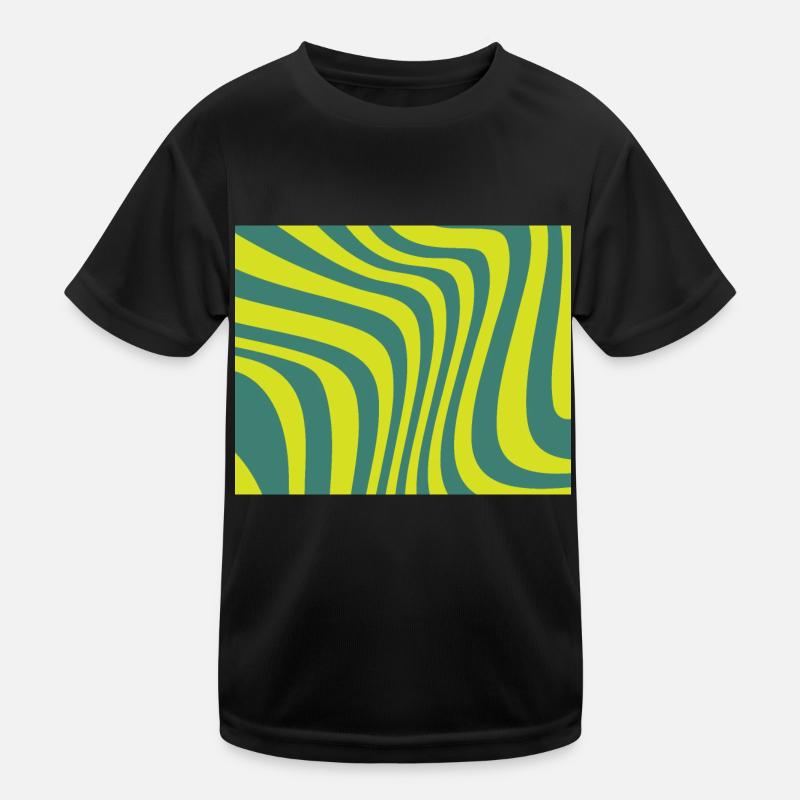 Ondes vertes T-shirt sport Enfant