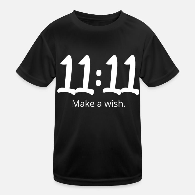 11 11 wünsch dir etwas Kinder Funktions-T-Shirt