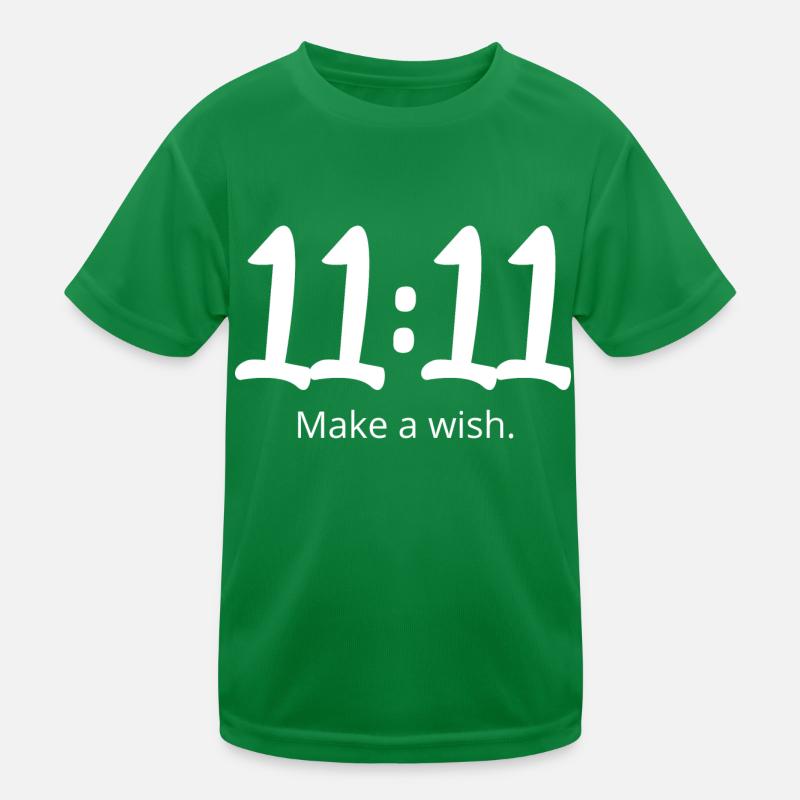 11 11 wünsch dir etwas Kinder Funktions-T-Shirt