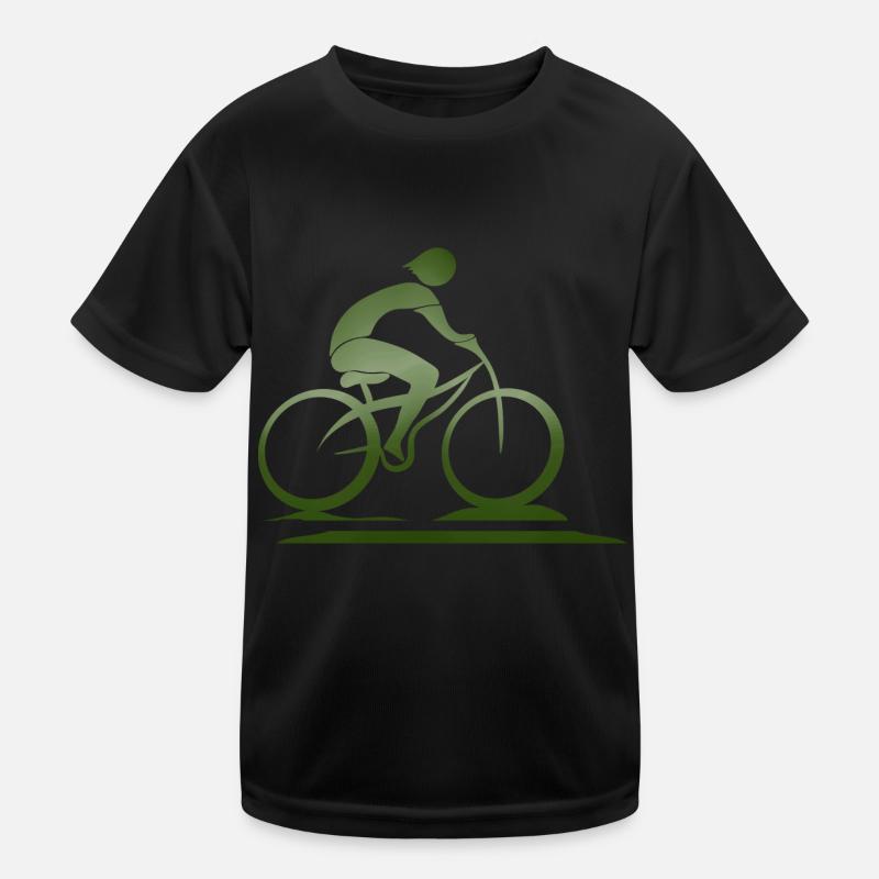 Radfahrer Kinder Funktions-T-Shirt