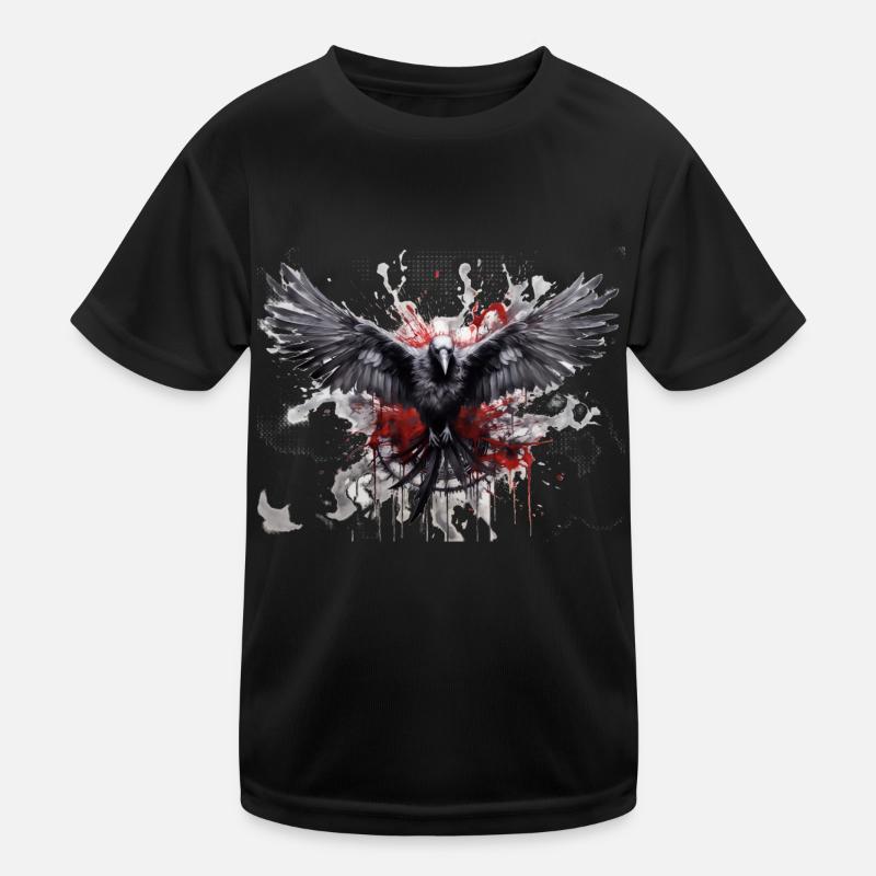 Raven Kids Functional T-Shirt