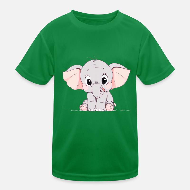 Mignon petit éléphant T-shirt sport Enfant