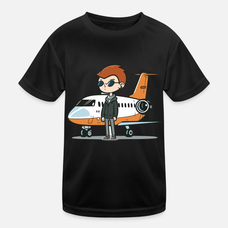 Der Jet-Setter Kinder Funktions-T-Shirt