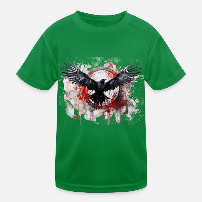 Raven Kids Functional T-Shirt