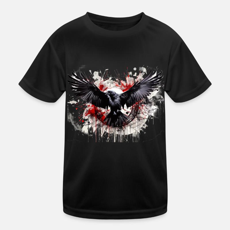 Raven Kids Functional T-Shirt