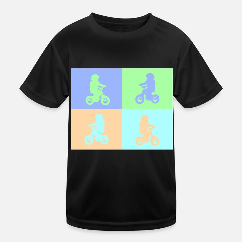 Junior Biker Pop Art pastel T-shirt sport Enfant