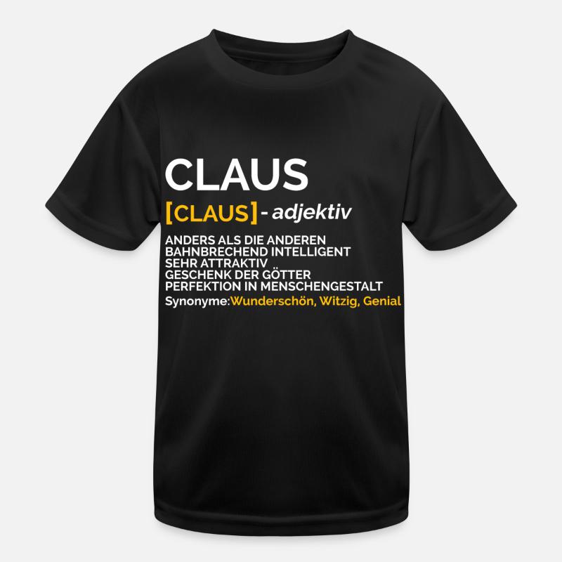 Claus Kinder Funktions-T-Shirt