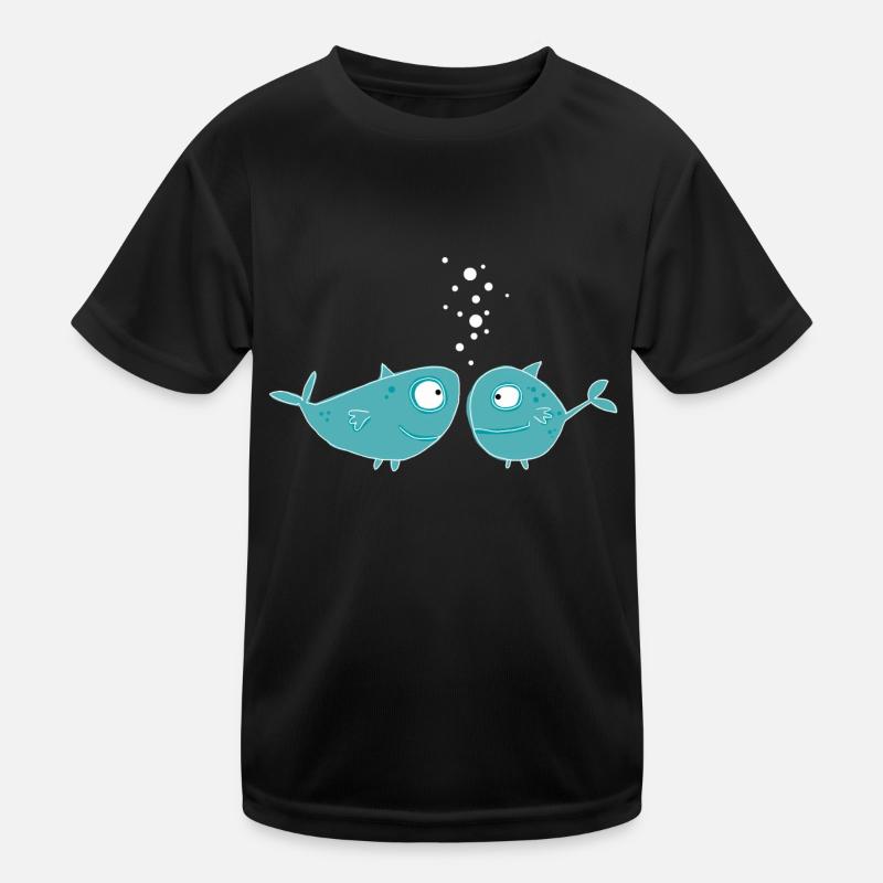 Fische Kinder Funktions-T-Shirt