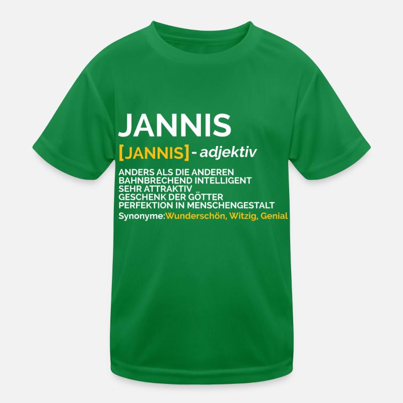 Jannis Kinder Funktions-T-Shirt