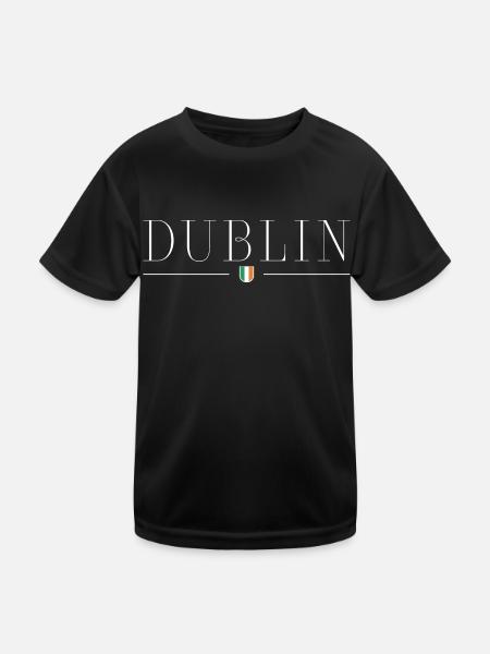 Dublin : culture, charme, joie de vivre - T-shirt sport Enfant - noir - Devant