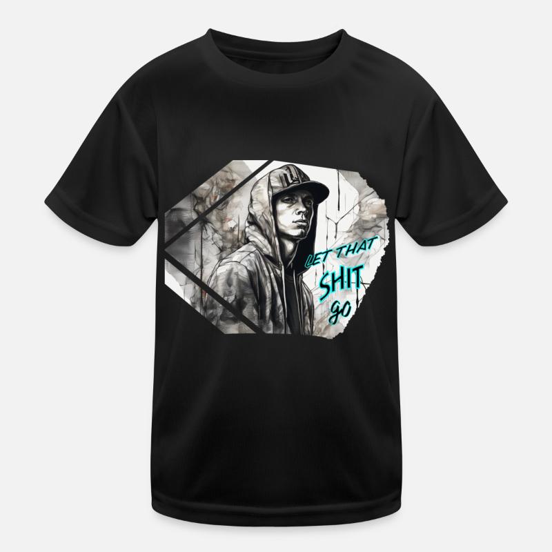 junger Rapper Kinder Funktions-T-Shirt