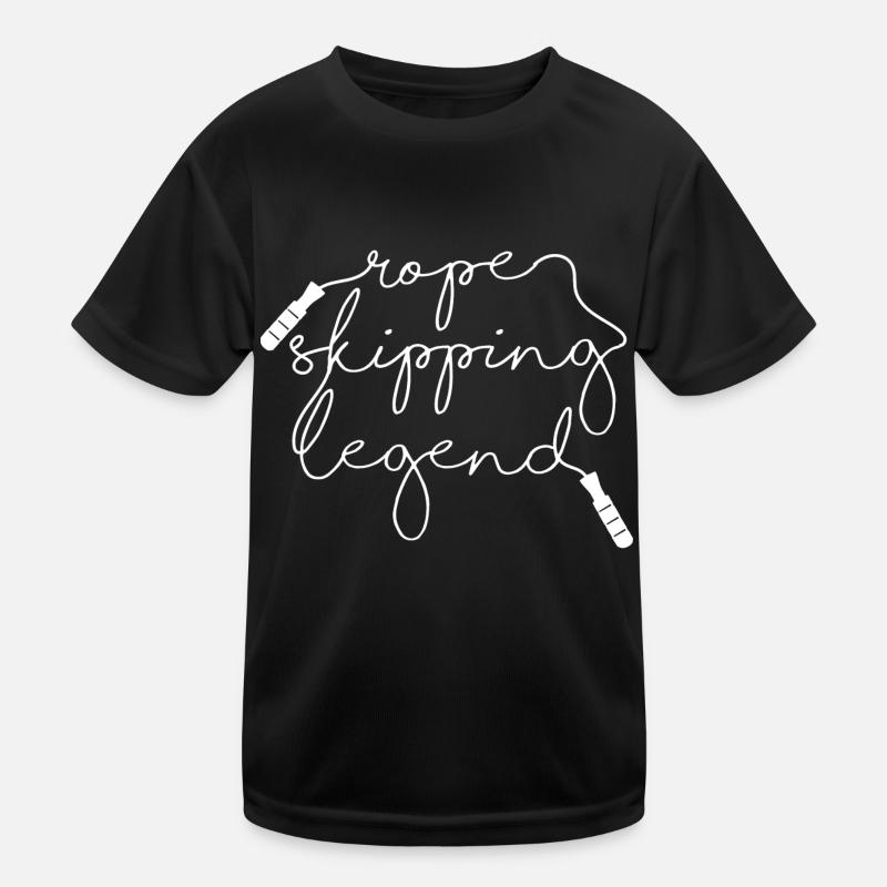 Rope Skipping Legend Rope for Rope Jumpers Kids Functional T-Shirt