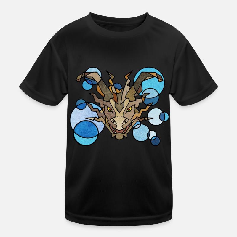Dragon Geometry Kids Functional T-Shirt