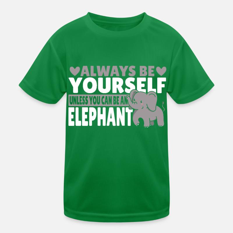 Sei immer du selbst, es sei denn, du kannst ein Kinder Funktions-T-Shirt