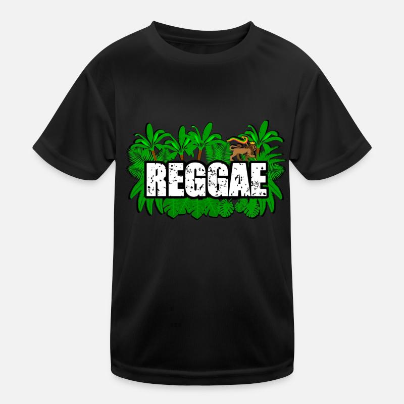 Reggae Lion Kinder Funktions-T-Shirt