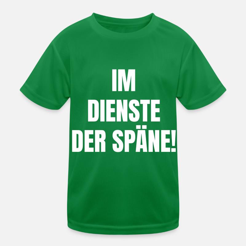 Im Dienste der Späne! Kinder Funktions-T-Shirt