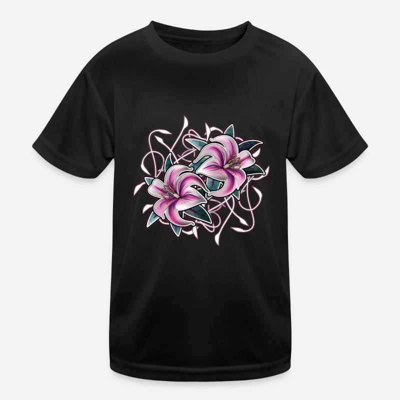 lilies2 Kids Functional T-Shirt