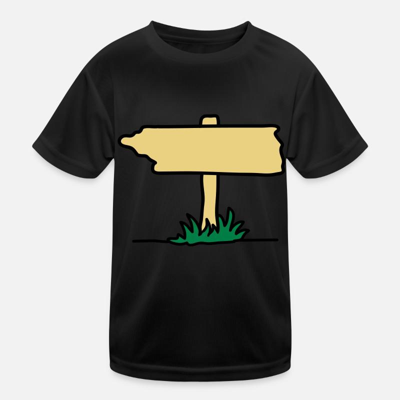 schild_3c Kinder Funktions-T-Shirt