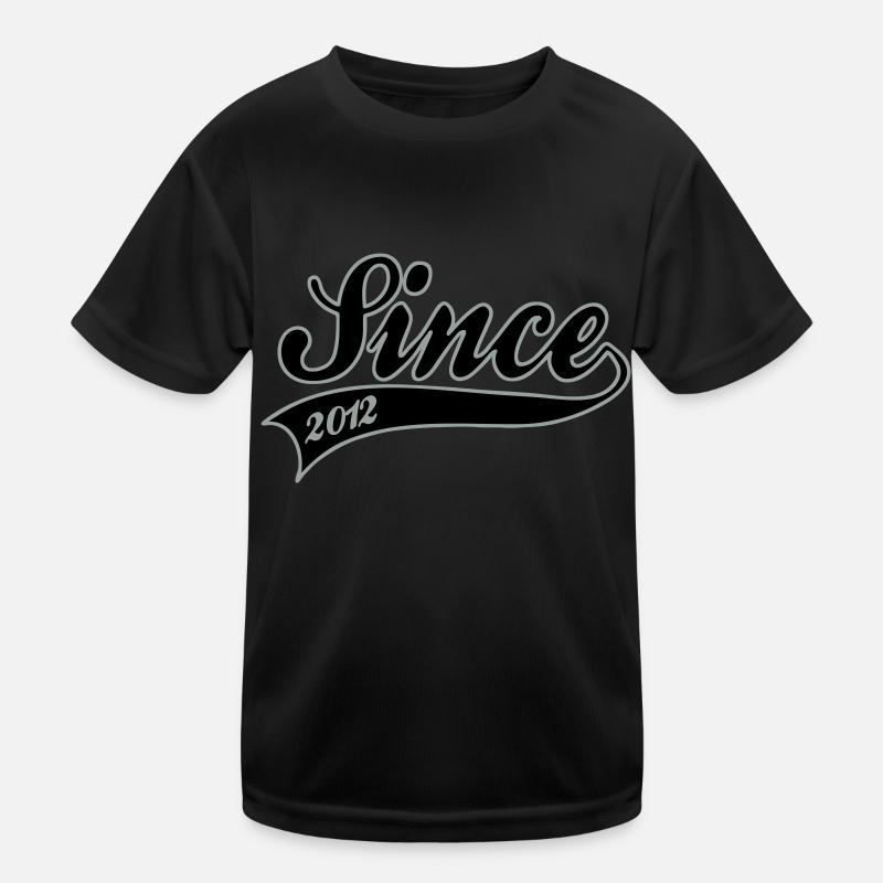Birth - Since 2012 - Kids Functional T-Shirt - black