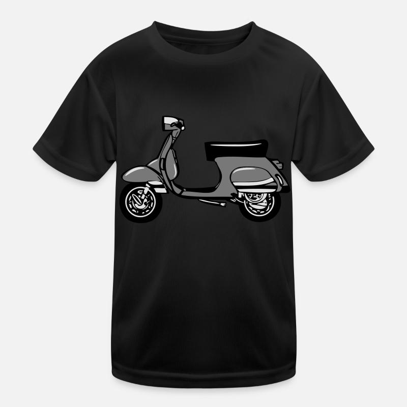 motorroller freiheit Kinder Funktions-T-Shirt