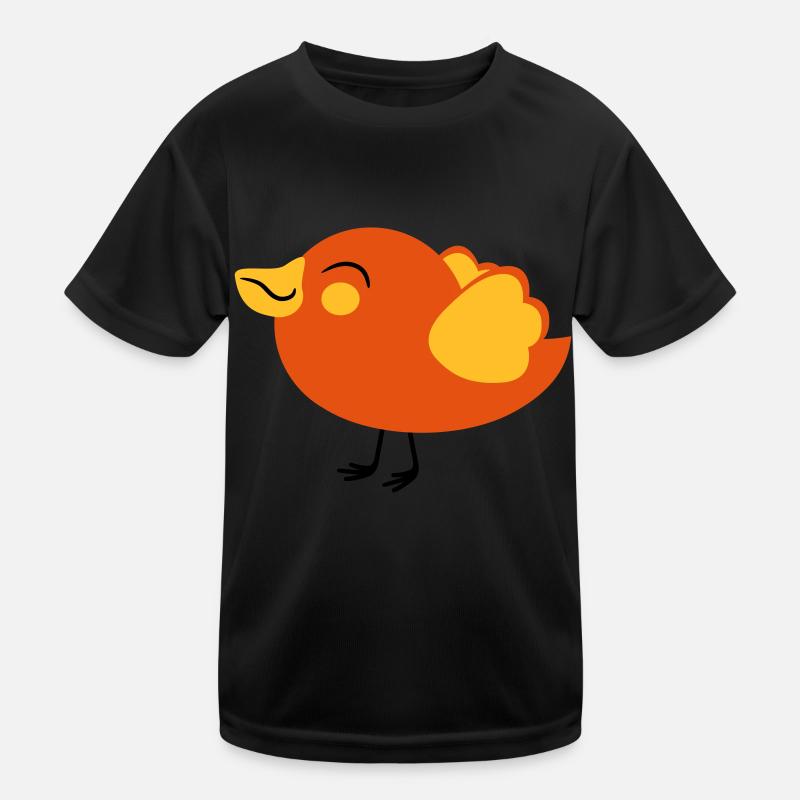 kleines nettes voegelchen spatz Kinder Funktions-T-Shirt