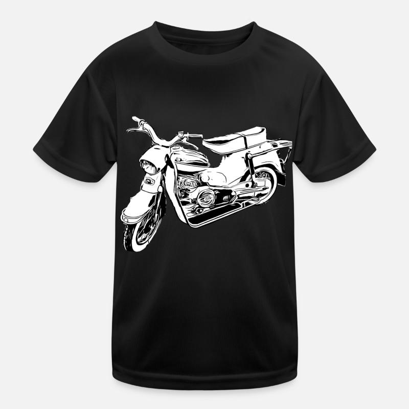 DS50 / Schwalbenfahrer / Ostalgie / Mofa Oldtimer Kinder Funktions-T-Shirt