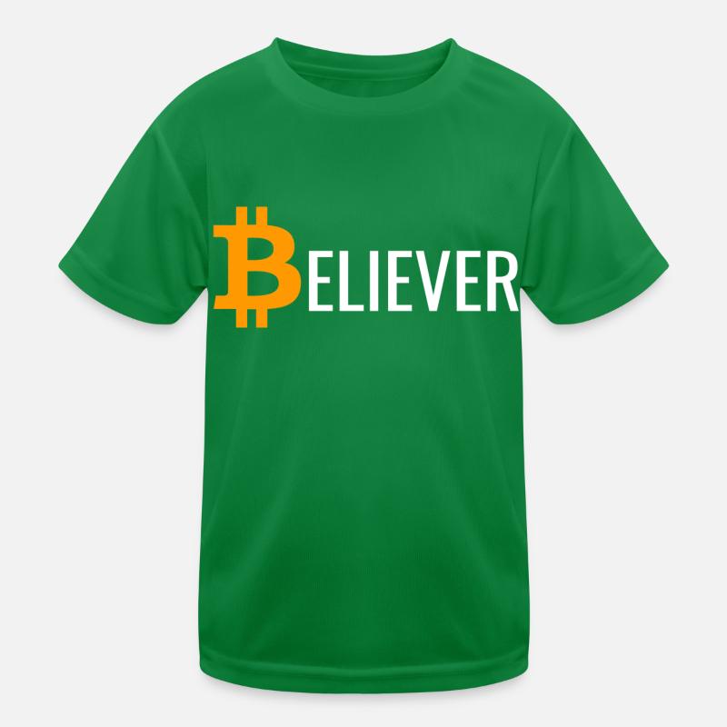 Bitcoin Believer BTC Kinder Funktions-T-Shirt