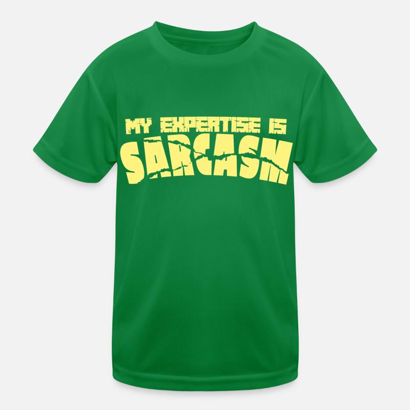 Sarkasmus-Experte Kinder Funktions-T-Shirt