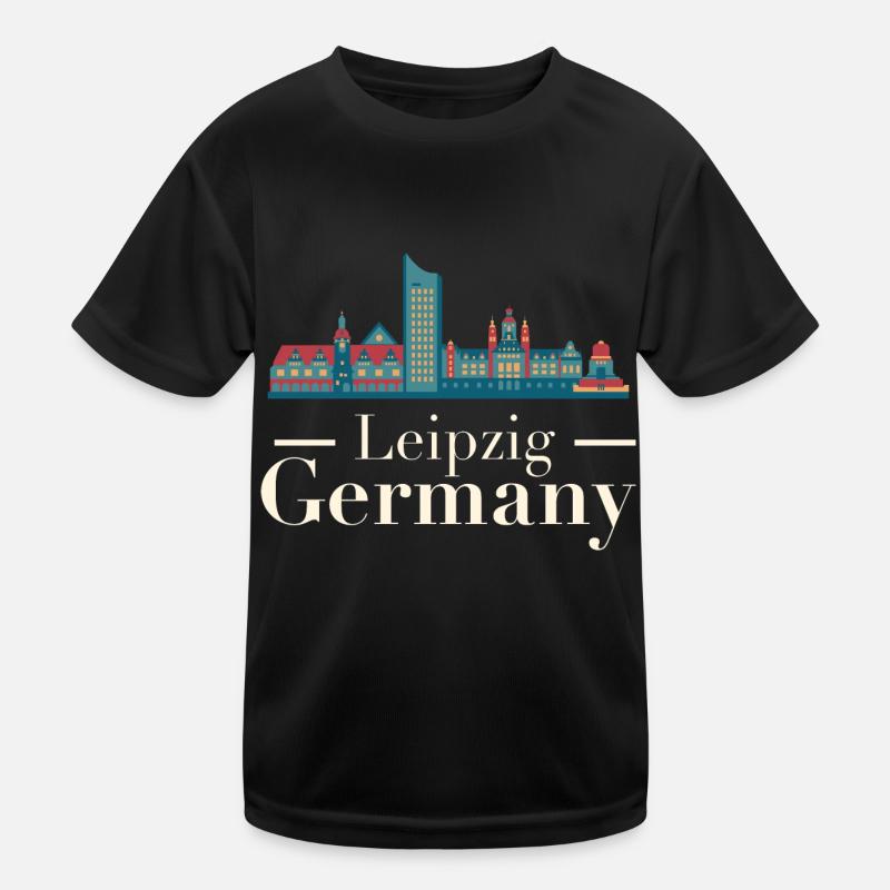 Leipzig Skyline Kids Functional T-Shirt