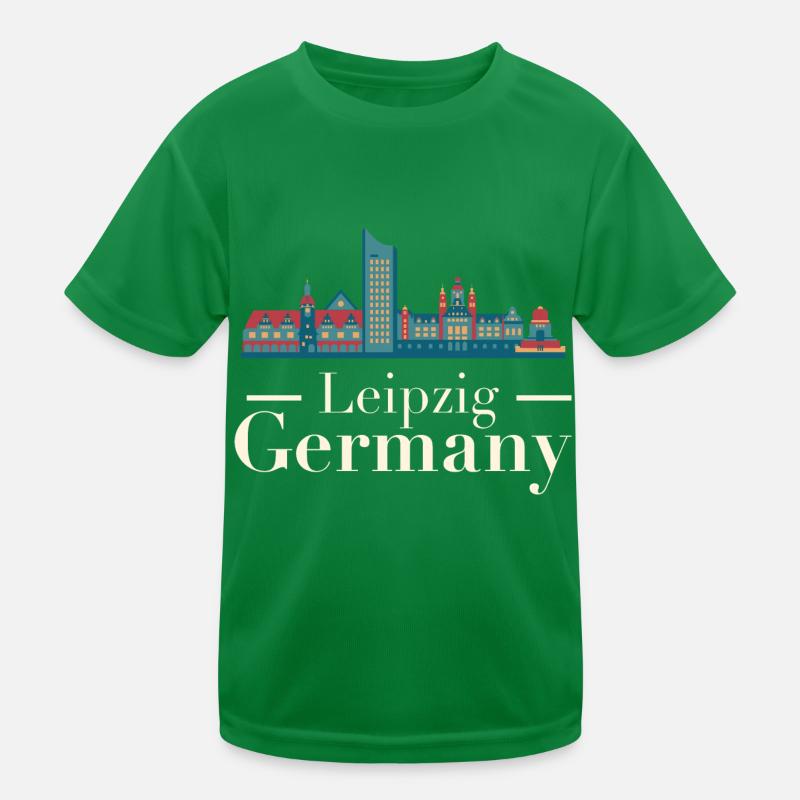 Leipzig Skyline Kids Functional T-Shirt
