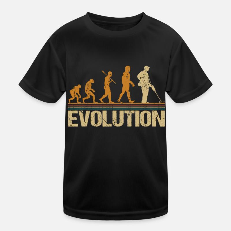 Probe-goer metal dector Evolution Vintage Kids Functional T-Shirt