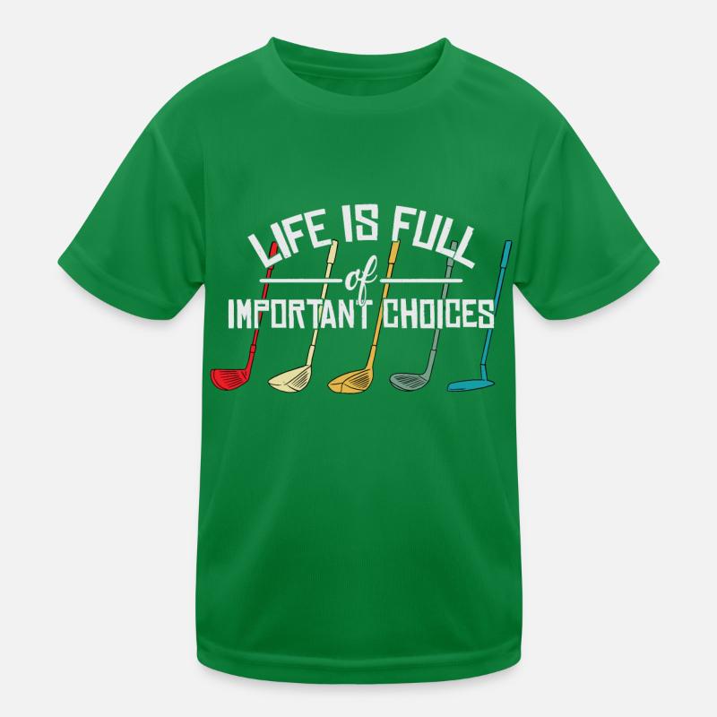 Important Choice Golf Kinder Funktions-T-Shirt