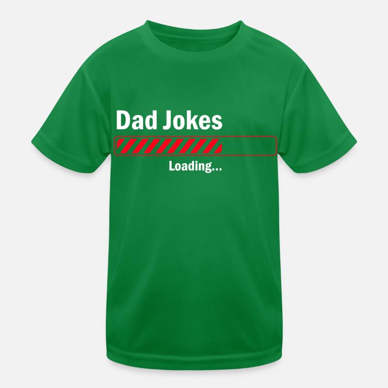 Dad Jokes Loading Kids Functional T-Shirt