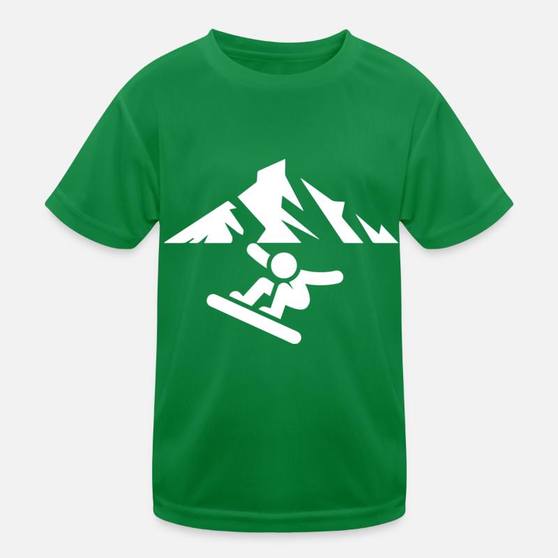Snowboard Snowboarder T-shirt sport Enfant