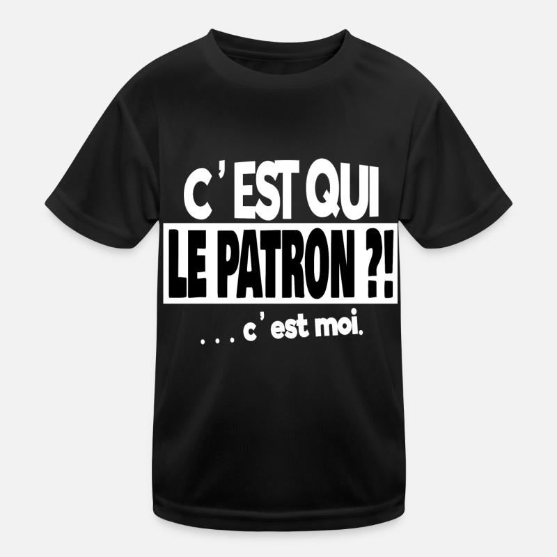 c'est qui le patron T-shirt sport Enfant
