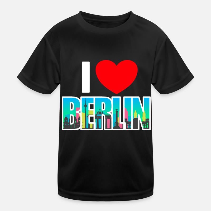 I love berlin Kinder Funktions-T-Shirt